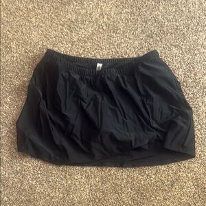 Black swimsuit Skort
